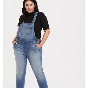 Torrid denim overalls